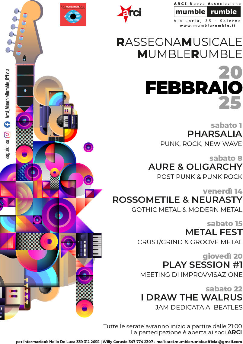 Programma Febbraio 2025 Mumble Rumble